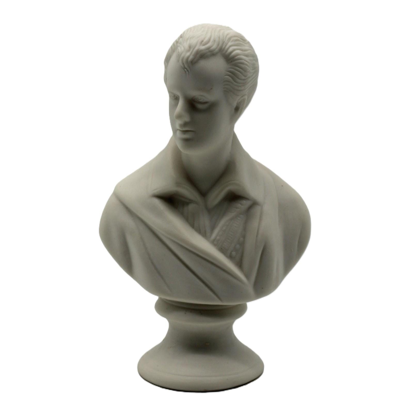 Parian Bust of Lord Byron – Neoclassical Literary Figure