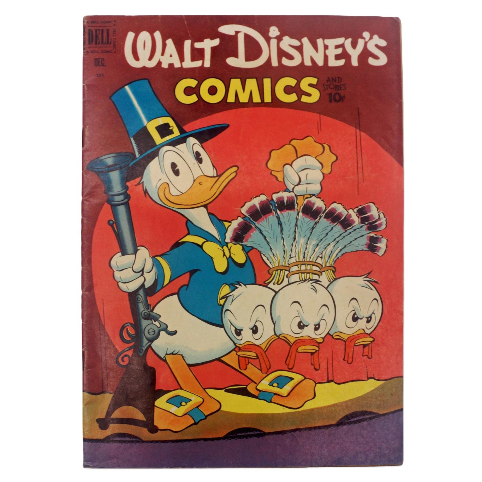 Walt Disney Comics Issue 135 - Dell Golden Age Comics and Stories 1951 Donald Duck