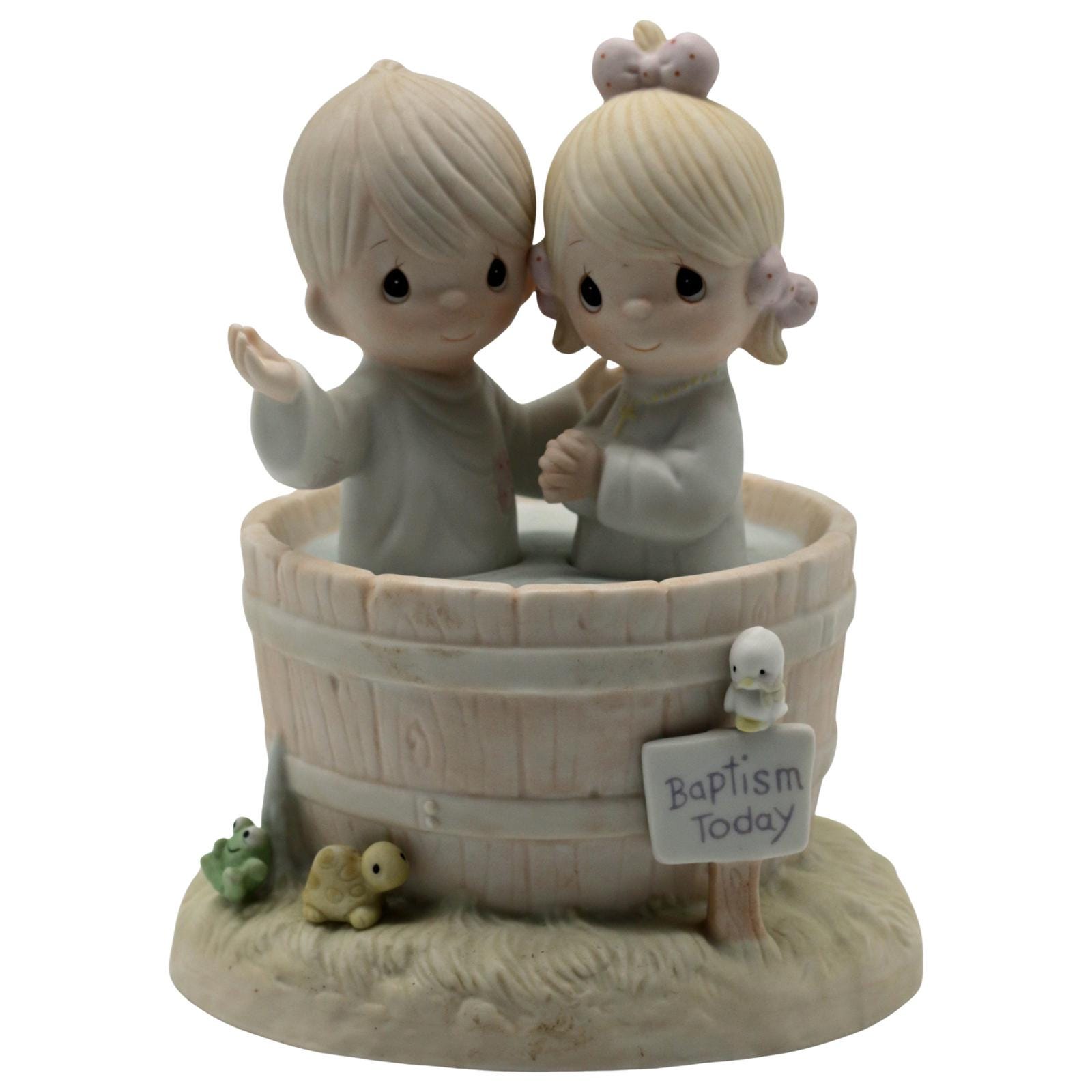 Vintage Precious Moments Music Box Let The Whole World Know